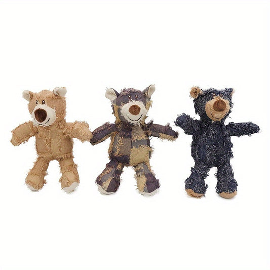 Durable Plush Bear Toy for Dogs